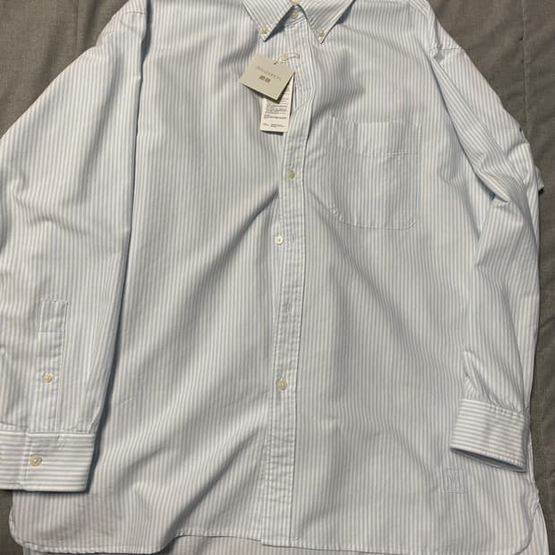 JW앤더슨 유니클로 스트라이프 셔츠 XL