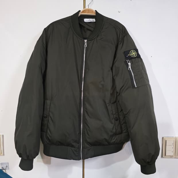 스톤아일랜드 와펜패치 항공점퍼 XL