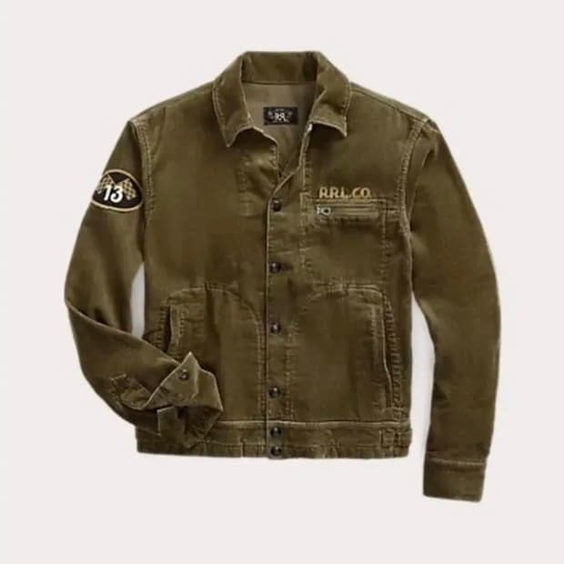 RRL 더블알엘 임브로이더 코듀로이 자켓