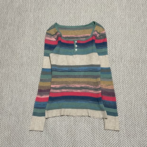 빈티지 그라데이션 니트 