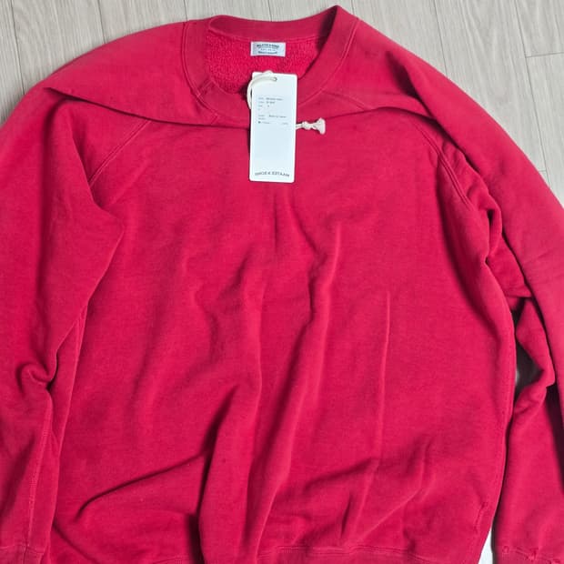 마티앤 선즈 빈티지 스웻 레드 3 