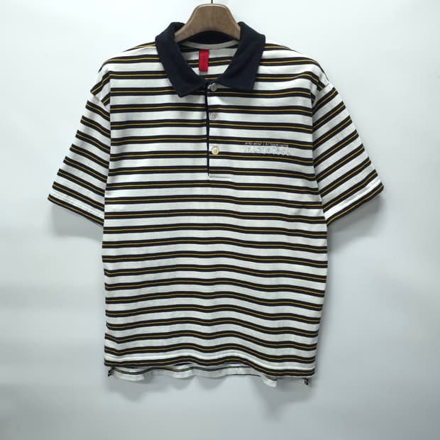 어탠션로우 오버핏 카라 반팔 ( 105~110 )