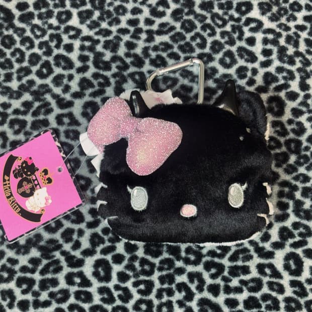 천사악마 헬로키티 파우치 키링 희귀