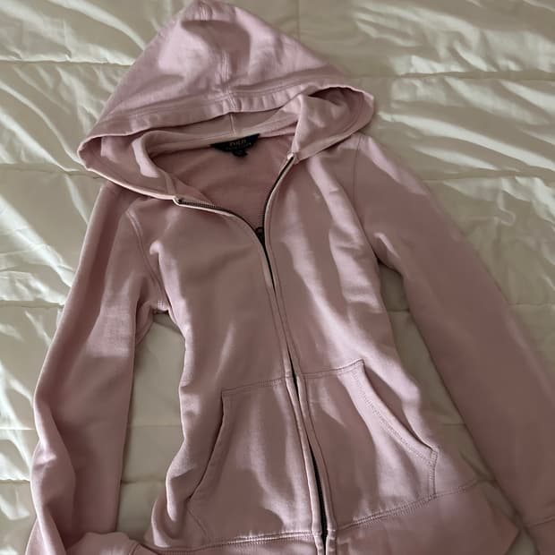 폴로 릴프로렌 딸기우유 후드집업 