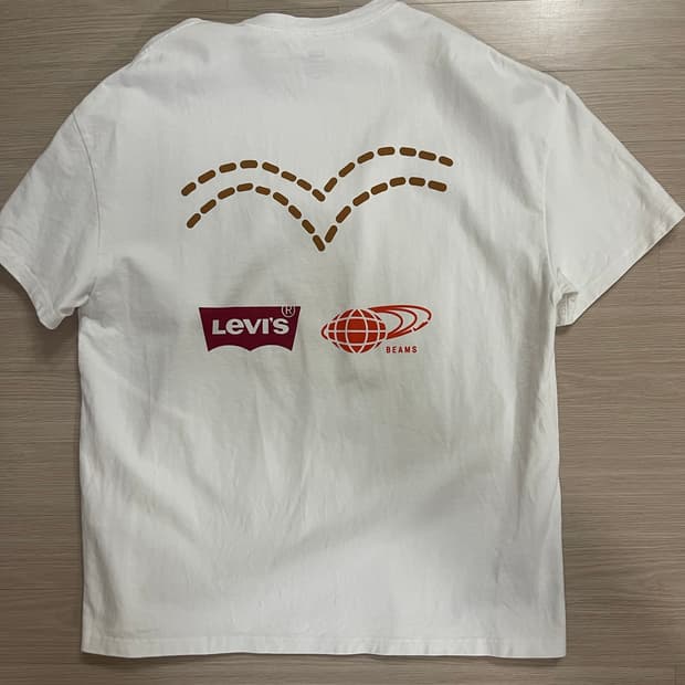 빔즈x리바이스 콜라보 티셔츠 L