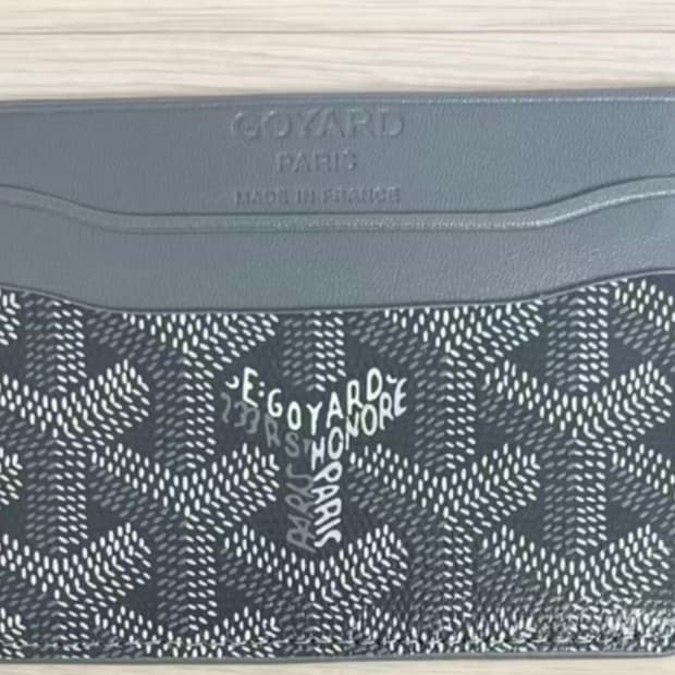 고야드 카드지갑 그레이