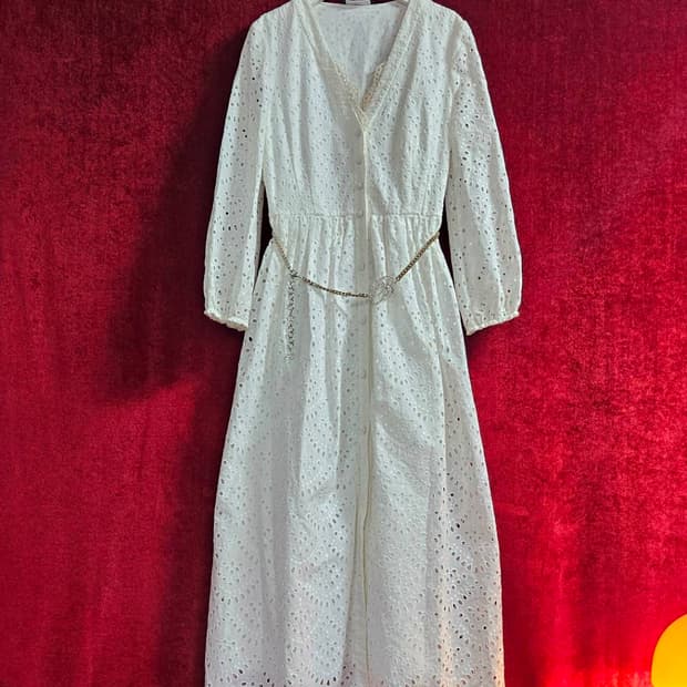 발렌타인(Ballantyne) in italy 크리스탈 체인벨트 원피스