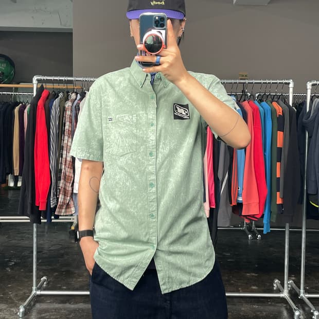 BILLABONG 워크 반팔 셔츠(데드스탁)