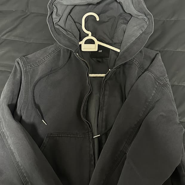 h&m 데님 후드집업