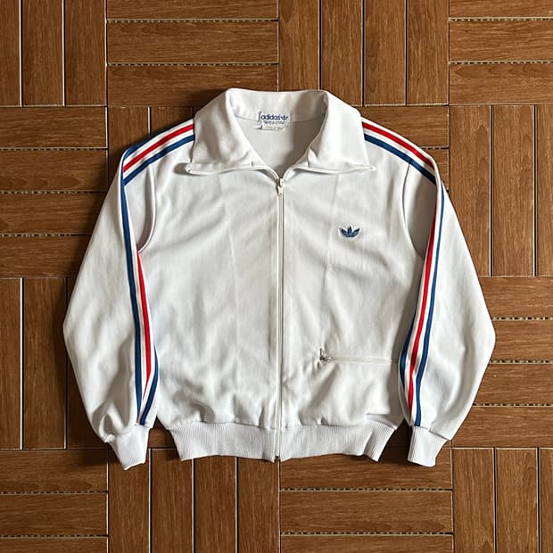 70-80’s Adidas jersey track top jacket