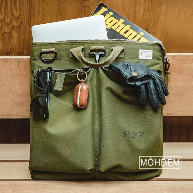 [Uinsex] 밀리터리 빈티지 캔버스백