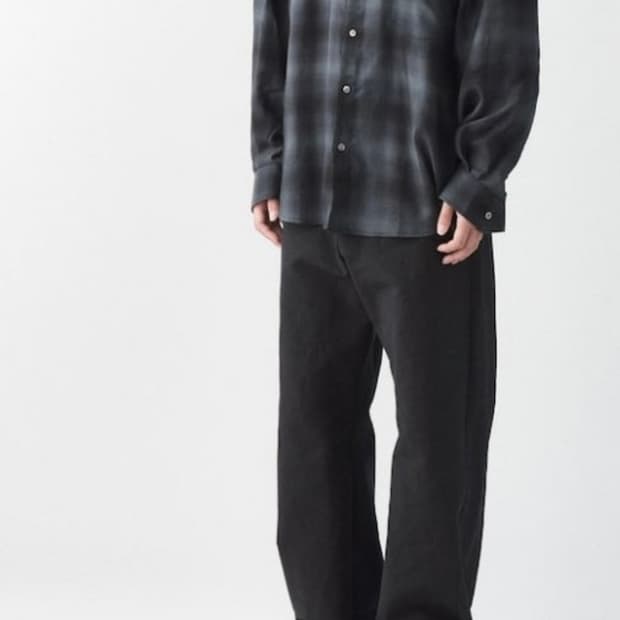 해칭룸 스냅 팬츠 블랙 