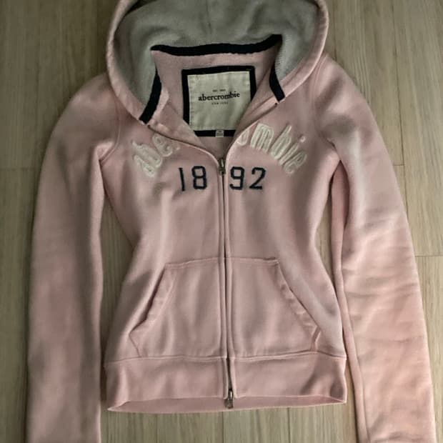 아베크롬비 연핑크 딱붙핏 후집