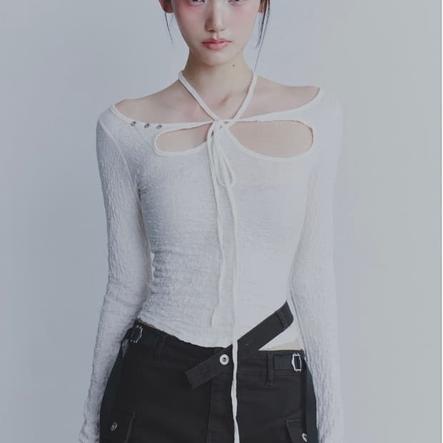 페인오어플레져 윙클 오키드 탑 WRINKLED ORCHID TOP m