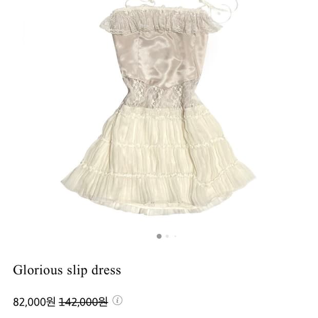 Frustrated oyster Glorious slip dress