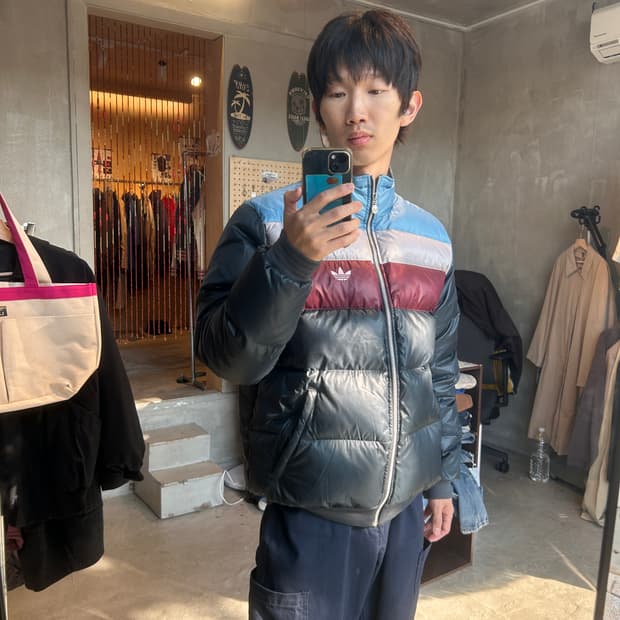 아디다스 다운 푸퍼패딩