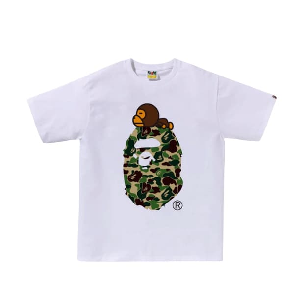 베이프 ABC 카모 마일로 온 빅 에이프 티셔츠 