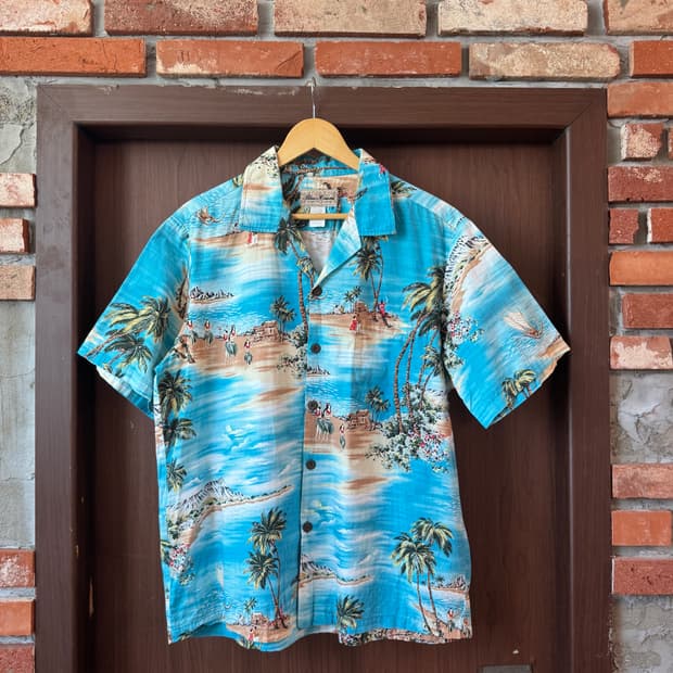 블루하와이 하와이안셔츠 Made in Hawaii
