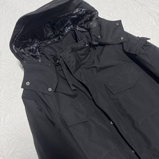 소프넷 / 5포켓 패디드 후드 블루종 패딩 / M