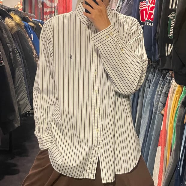 [IM] 폴로 랄프로렌 펜슬 스트라이프 블랙