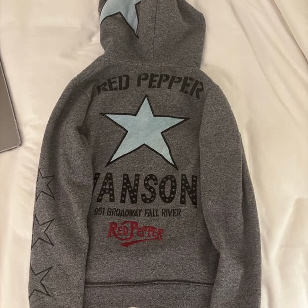 벤슨 x red pepper 후드집업