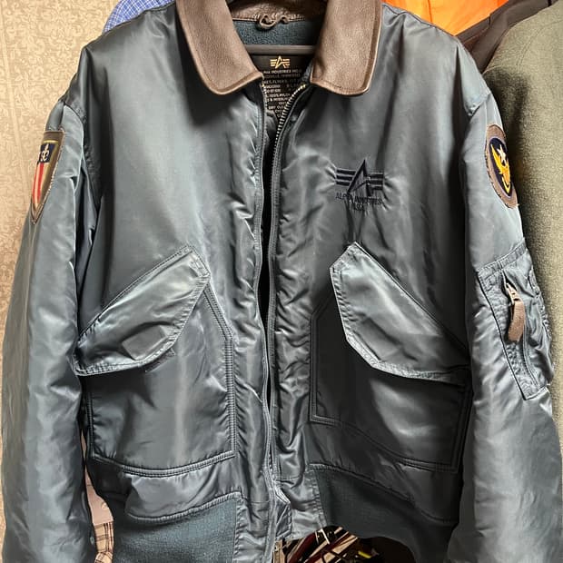 2001 알파인더스트리 FLT 45/P 항공점퍼 봄버자켓 B-15D