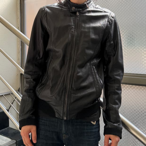 Industrie lambskin biker jk