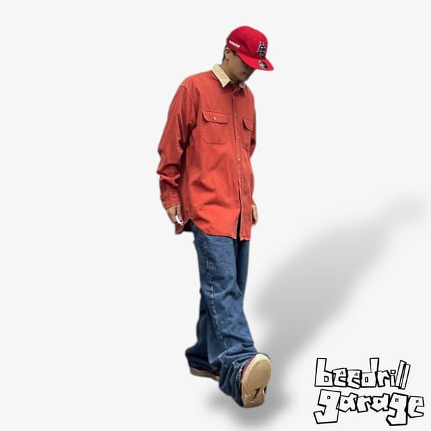 Pearl Diver 일본 빈티지 코듀로이 카라 셔츠