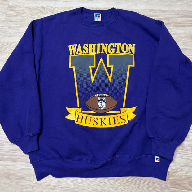 러셀 90s 미제 스웻셔츠 맨투맨 퍼플 XL