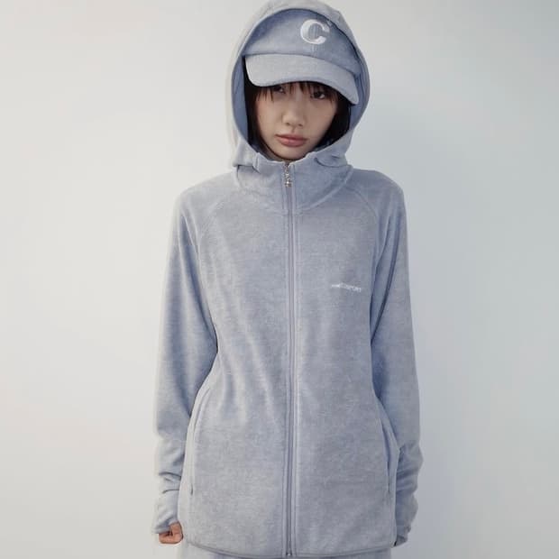 지초이 26-001 벌스데이 에디션 집 후디(쿨그레이) jochoi