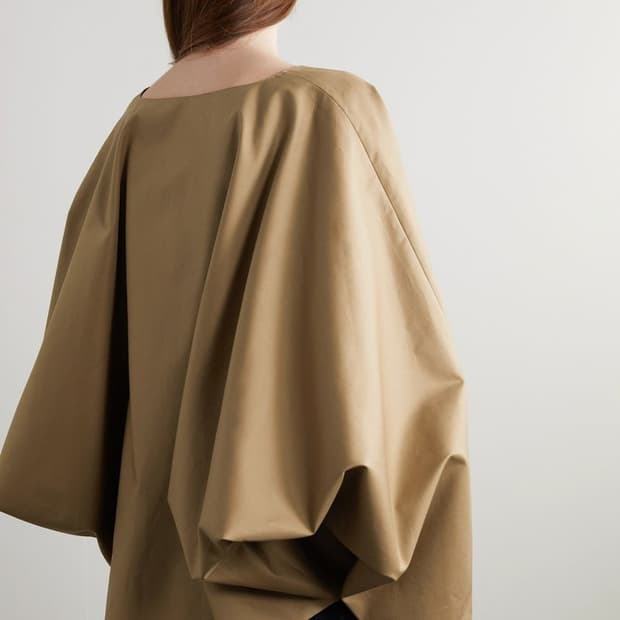 더 로우 Karla 볼륨 블라우스 탑