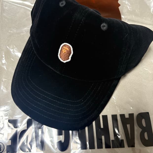 베이프 벨벳 캡모자 [Black]