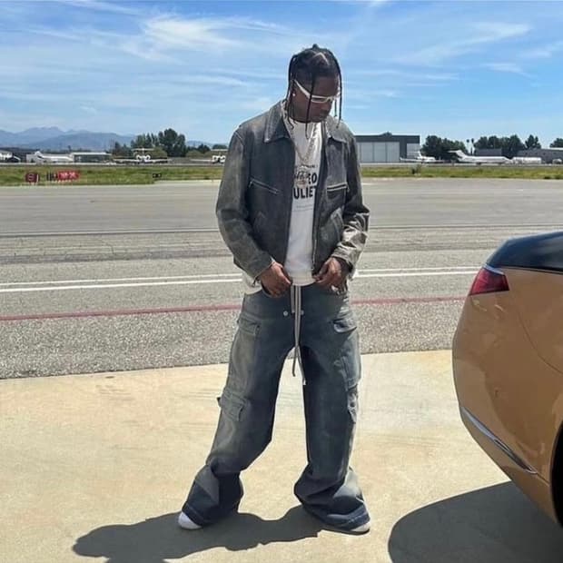 릭오웬스 다크쉐도우 점보 카고 미네랄 48사이즈