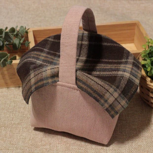 핸드메이드 미니 패브릭 바구니