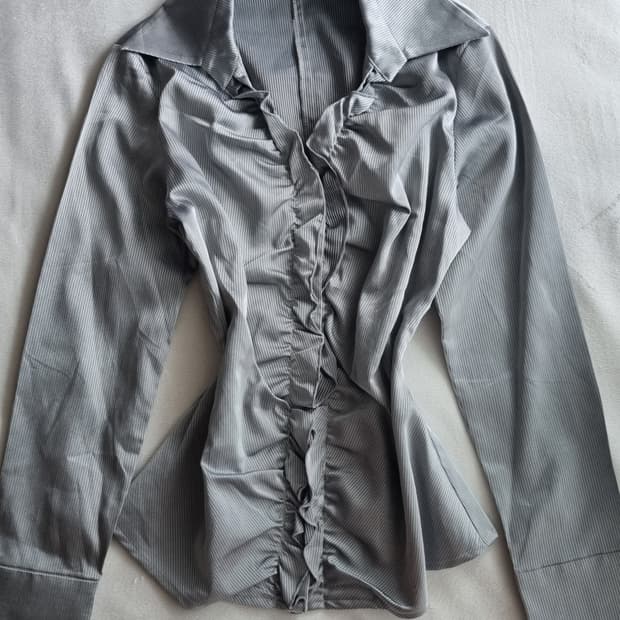 빈티지 오리엔탈 긱시크 셔츠