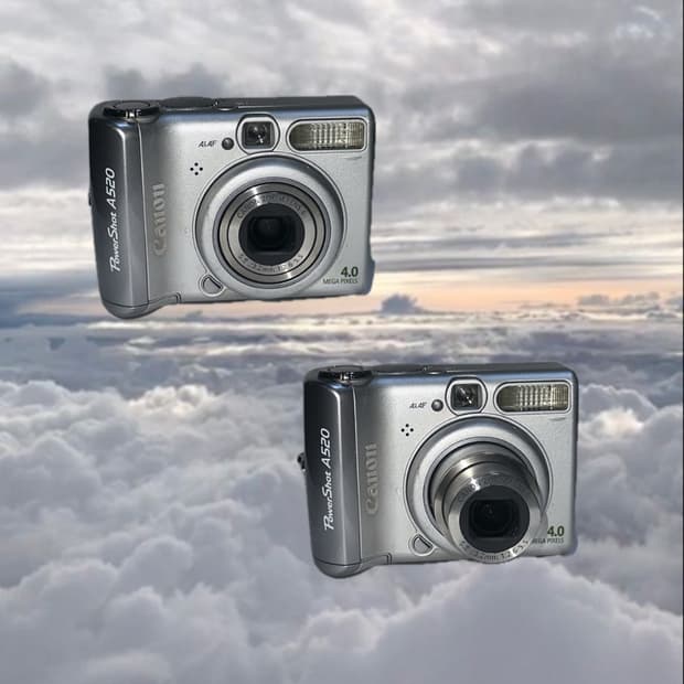 캐논 PowerShot A520 / 클래식 바디의 레트로 감성 디카