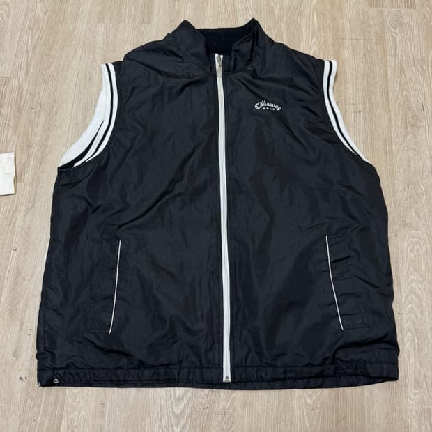 캘러웨이 남성 골프웨어 리버시블 조끼 XL/105 