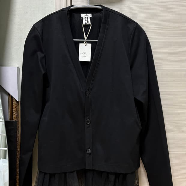 Noir Kei Ninomiya 23aw 튤 레이어드 가디건 S