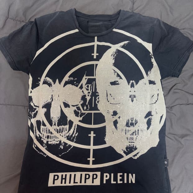 Philipp Plein skull target t-shirts