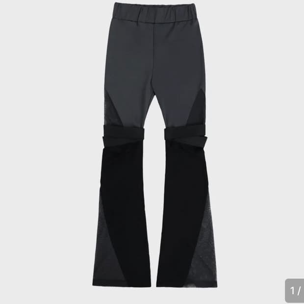Ojos Seperate biker shorts/ Black