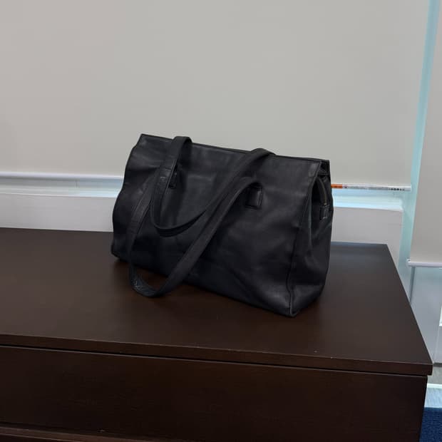 Margaret Howell large leather bag