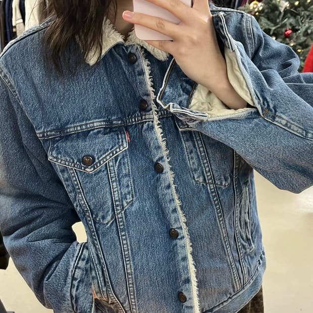 리바이스 데님 쉐르파