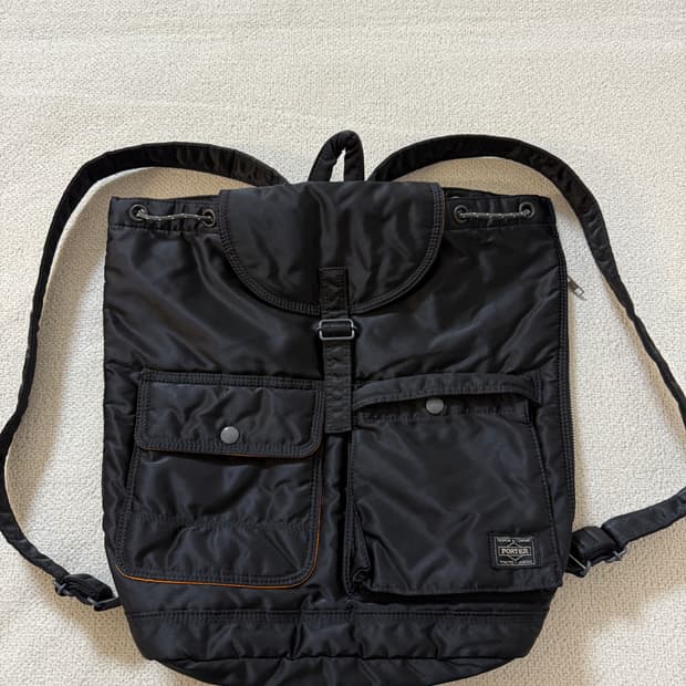 정품 PORTER 포터 탱커 백팩 럭색 블랙