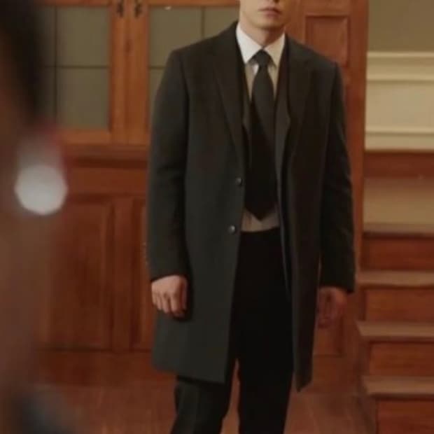 지오지아 캐시미어 혼방 슬림 코트