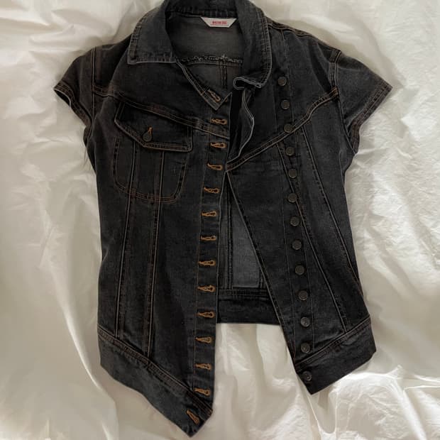 빈티지 데님 탑