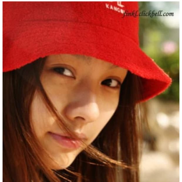 Y2K 대대장 캉골 테리 버킷햇 새제품 쨍한 레드 효리템