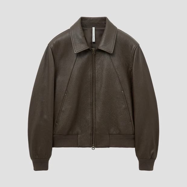 노이어 레더 블루종 브라운 (고트 슈렁큰 레더 블루종)