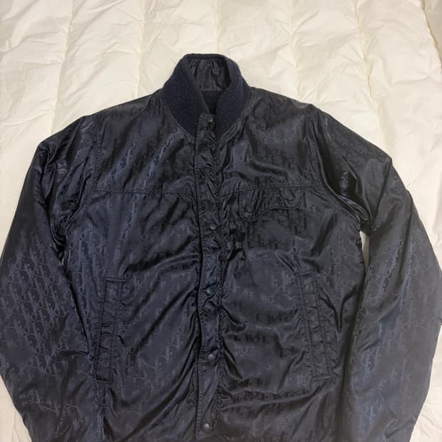 Dior 디올 오블리크 리버서블 자켓 네이비 라지