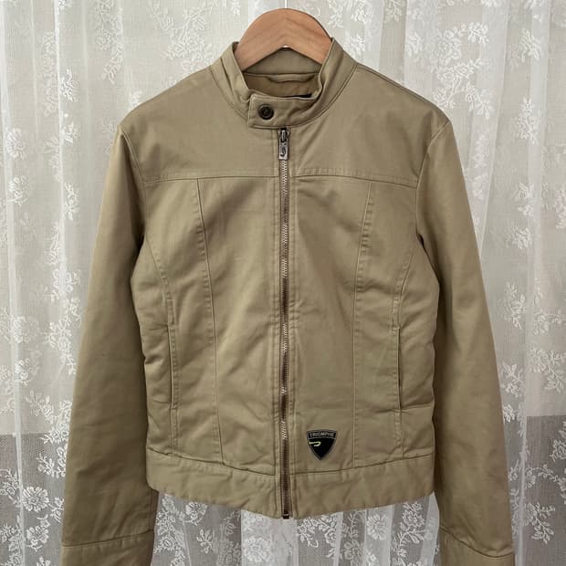 S) 디젤 빈티지 여성 누빔 안감 자켓 베이지