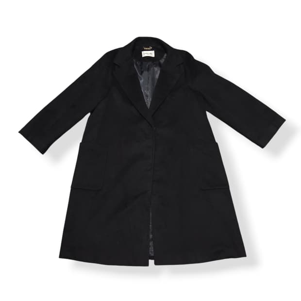 LAUREN VIDAL 로렌 비달 여성용 올 캐시미어 싱글 롱코트